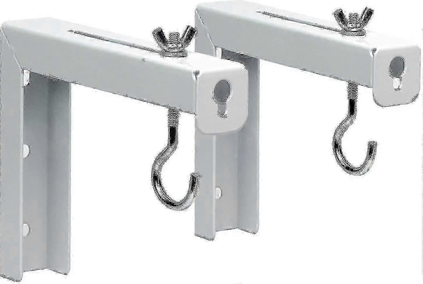 Universal Projector Screen L-bracket Wall Hanging, Adjustable Extension With Hook Manual, Wall Or Ce