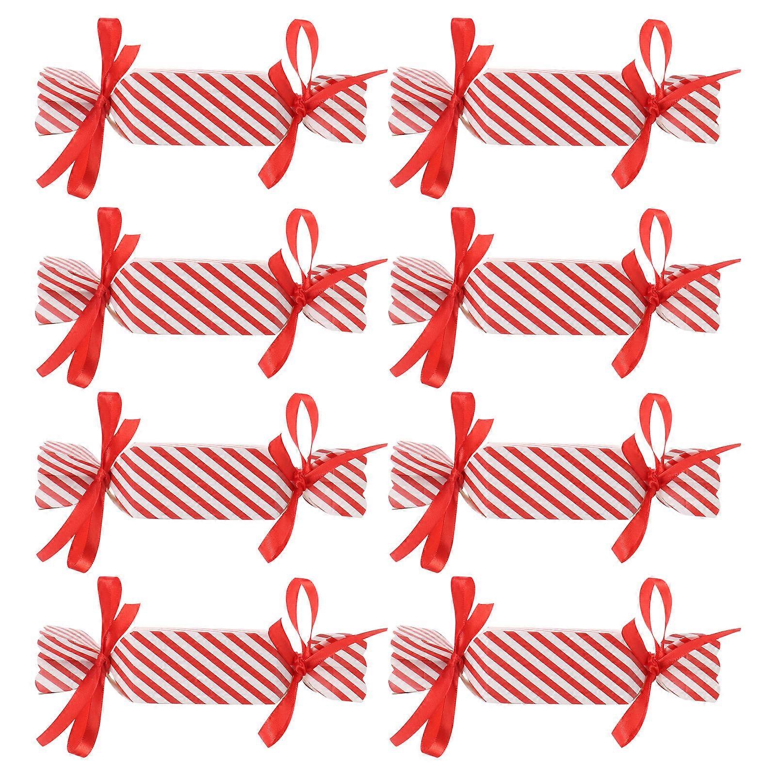 Candy Boxes Paper Candy Storage Boxes for Storage 50Pcs Christmas Red