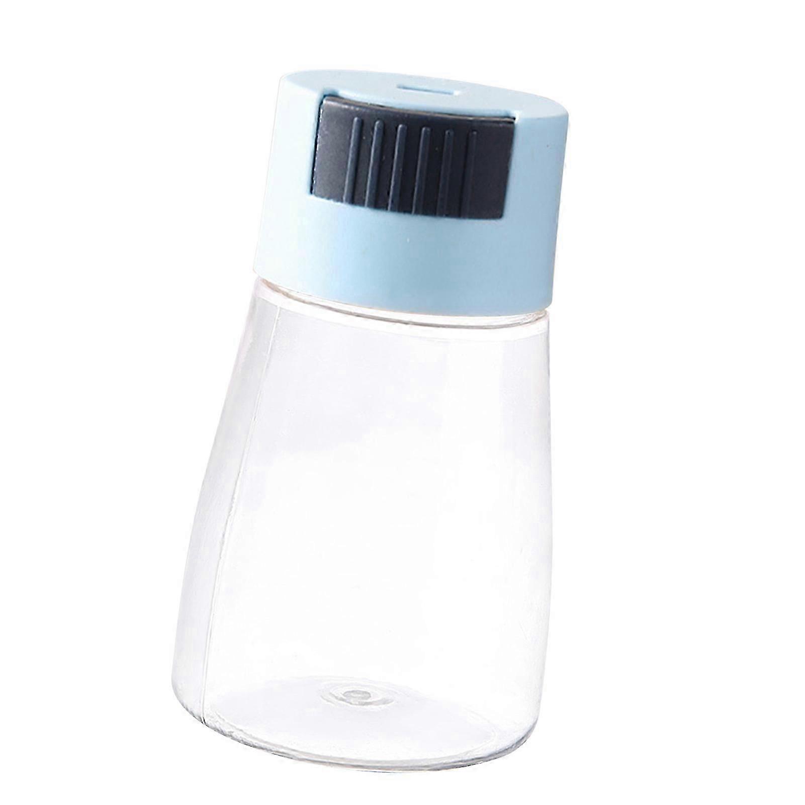 Multifunctional Blue Salt Shaker Press Dispenser Bottle 11cm