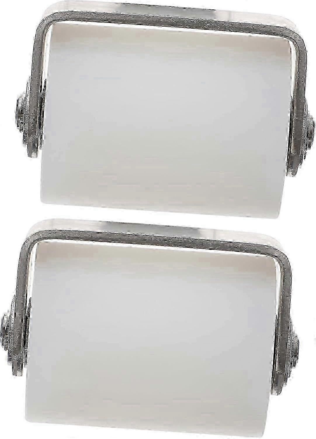 Pack of 2 Gate Guide Rollers with Welded Nylon Bracket 65mm