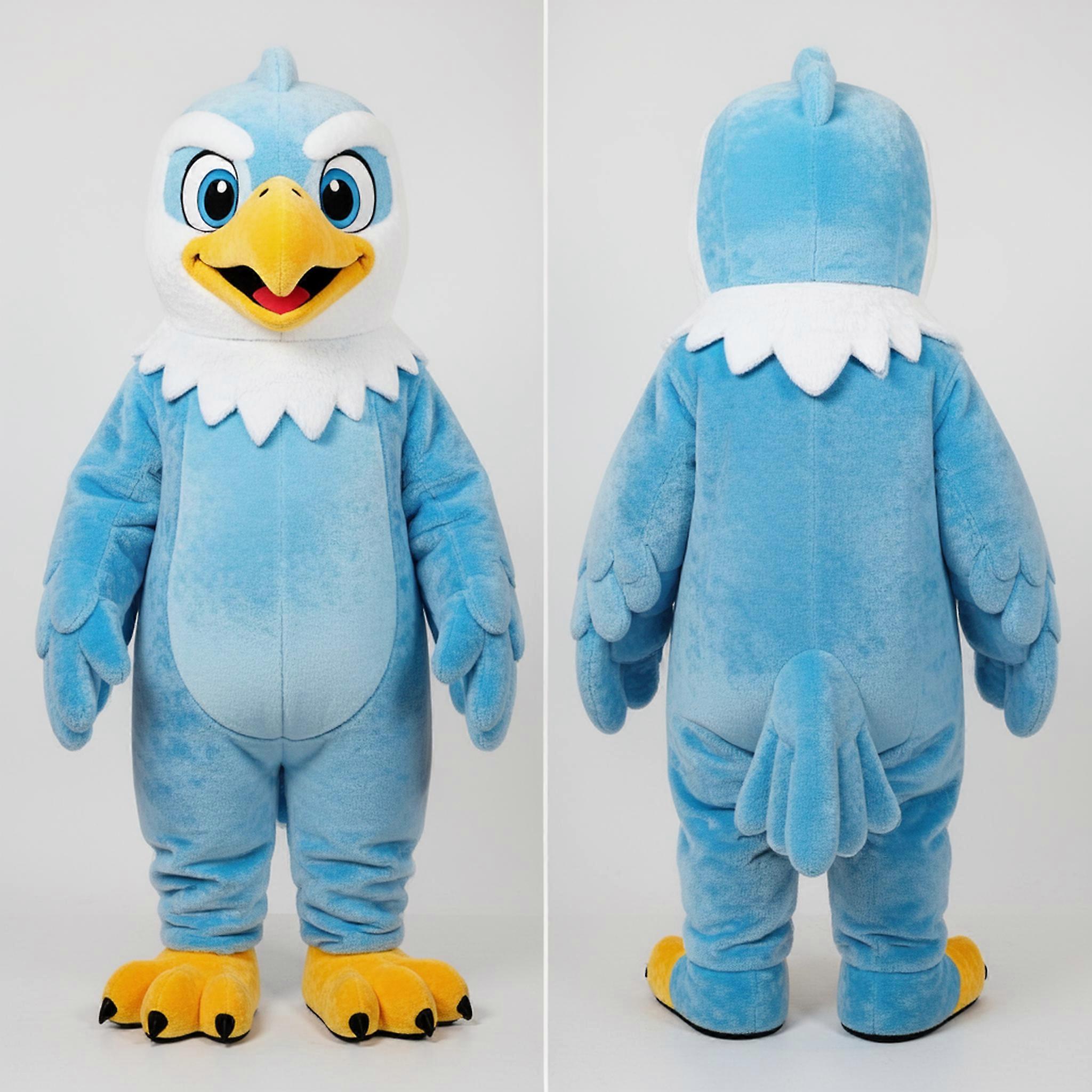 MASTICOT Sky Blue Majestic Bald Eagle Mascot