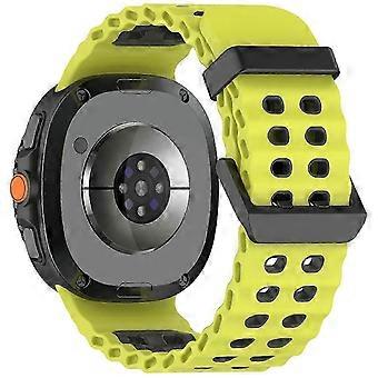Silicone Band for Samsung Galaxy Watch8 44mm 40mm Watch8 Classic 46mm Dual Color Replacement Watch S