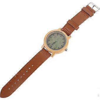 Montre en bois pour homme, montre-bracelet décontractée en bambou, 1 pièce, design léger