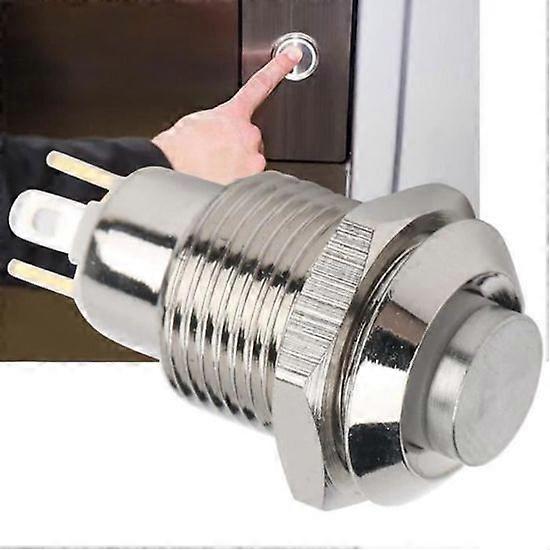 reset metal button switch Waterproof reset type metal button switch