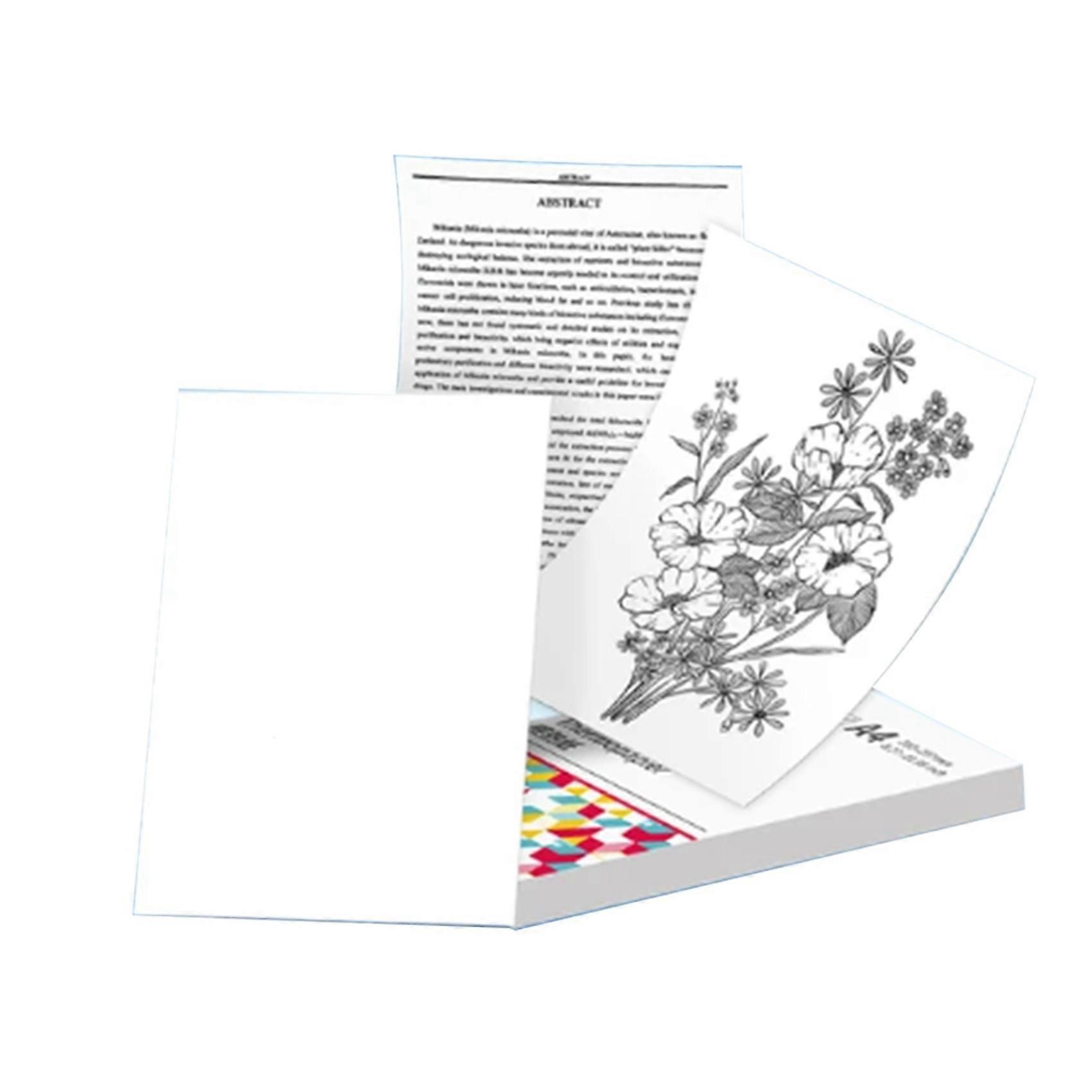 200 Sheets for Phomemo A4 Thermal Paper M08F Printer Quick-Dry Continuous Thermal Paper Documents Study Notes