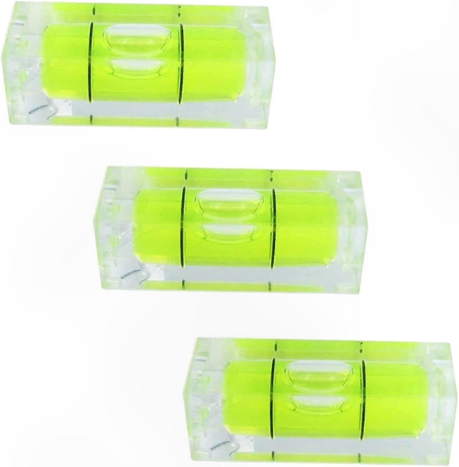 Pachet de 3 instrumente Mini Bubble Level Square 29mm pentru măsurători precise