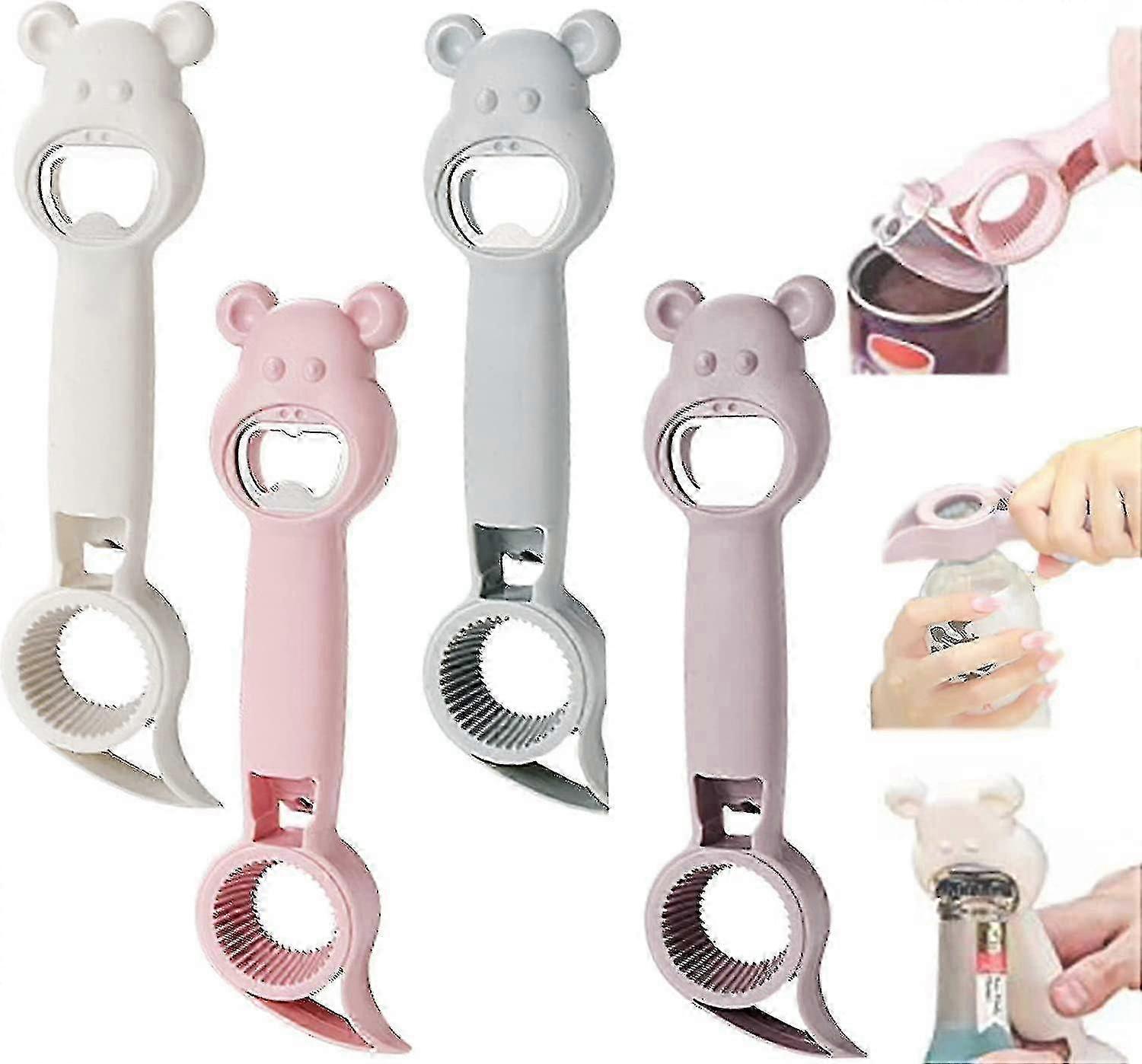 Multifunction Bear Jar And Bottle Opener