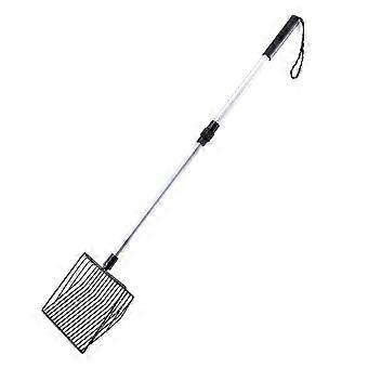 Extendable Metal Cat Litter Scoop, Adjustable Long Handle, Heavy Duty Pet Litter Sifting Shovel