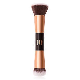 Vegan Synthetic Dual-Sided Makeup Brushes For Flawless Base