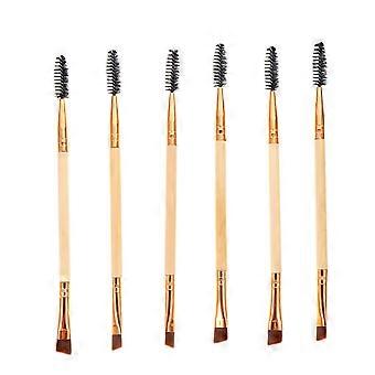 Spoolie Eyebrow Brushes Angled Eye Brow Brush for Makeup 6Pcs Set