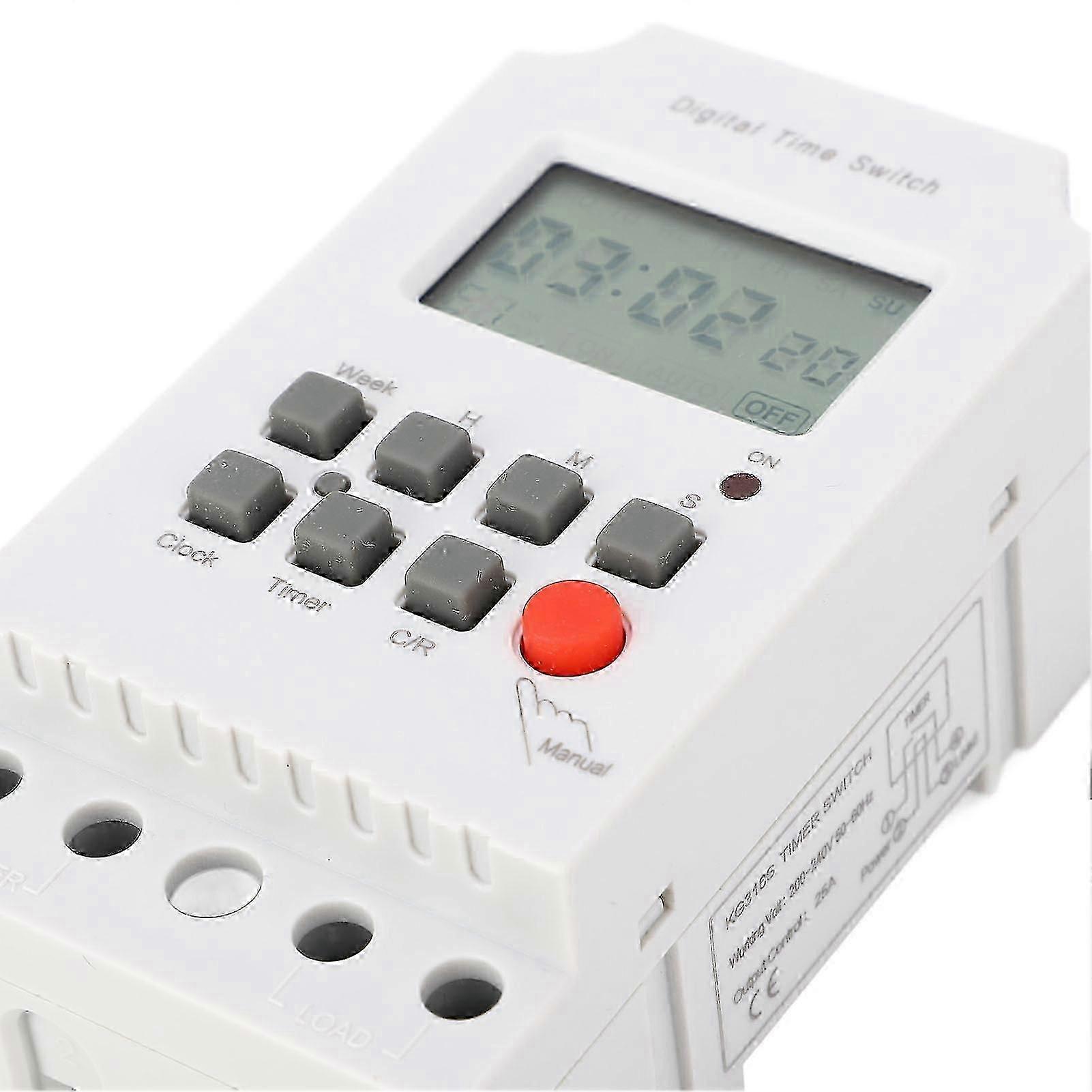 Digital Timer Switch 28 Groups Program Heavy Duty Programmable Electronic Time Control AC200240V