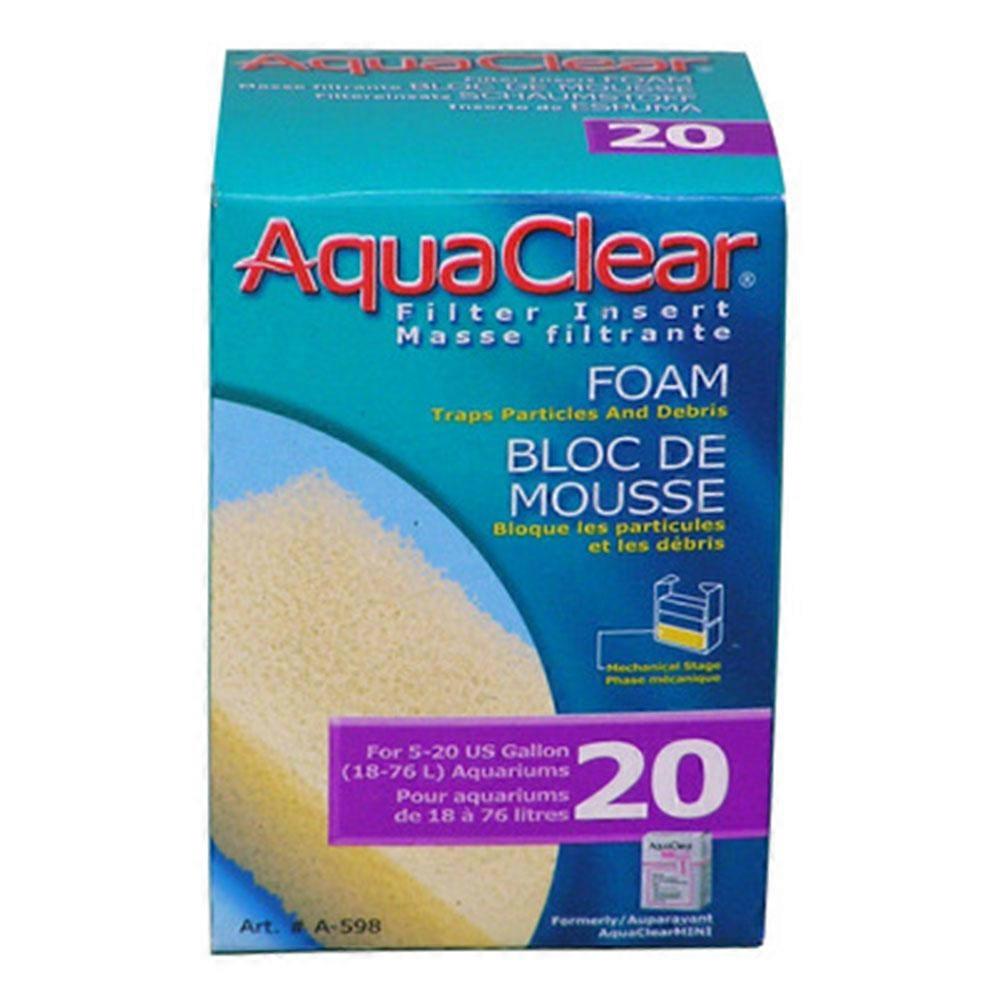 20 Gallons AquaClear Filter Insert Foam Block Enhances Biological Filtration