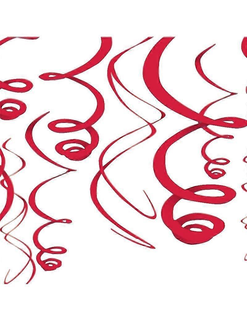 Red hanging decorations