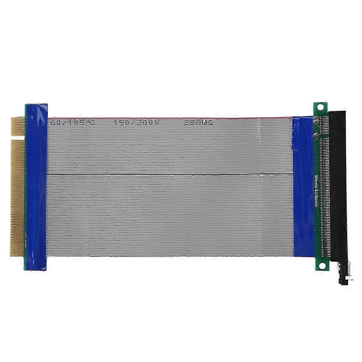 2026 Suitable PCI-E Express 16X Riser Card Extender Extension Cable Ribbon Flex,0