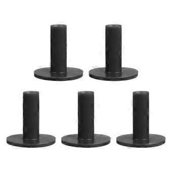 Rubber Golf Tees 2,6 Inch, 5 Pack, stabiele balhouder voor golftraining