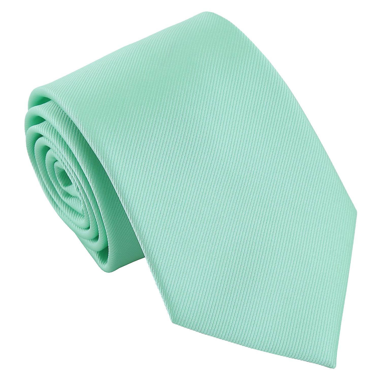 Mint Green Plain Twill Tie