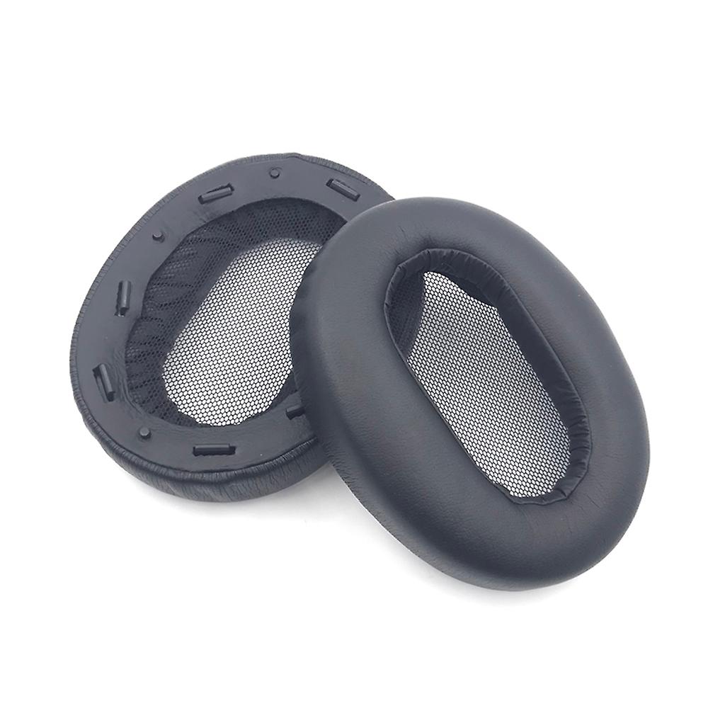 Replacement Earpads Cushions For Sony MDR-1000X WH-1000XM2 Headphones - Comfortable Fit (Beige/Black)