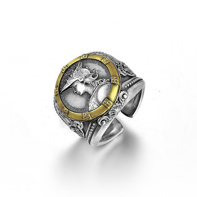 Cavaliers Heren Ring Vintage Mode Open Aanpassing Ring