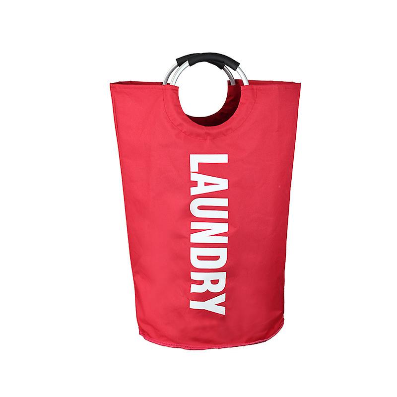 Laundry Baskets, Collapsible Laundry Bag, Folding Large Capacity Laundry Bins - Red