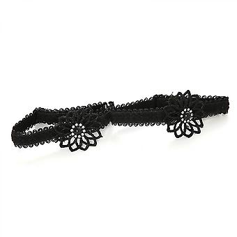 Women's High Heeled Shoes Elastic Shoe Laces, Anti Loose Shoe Straps with Buckle