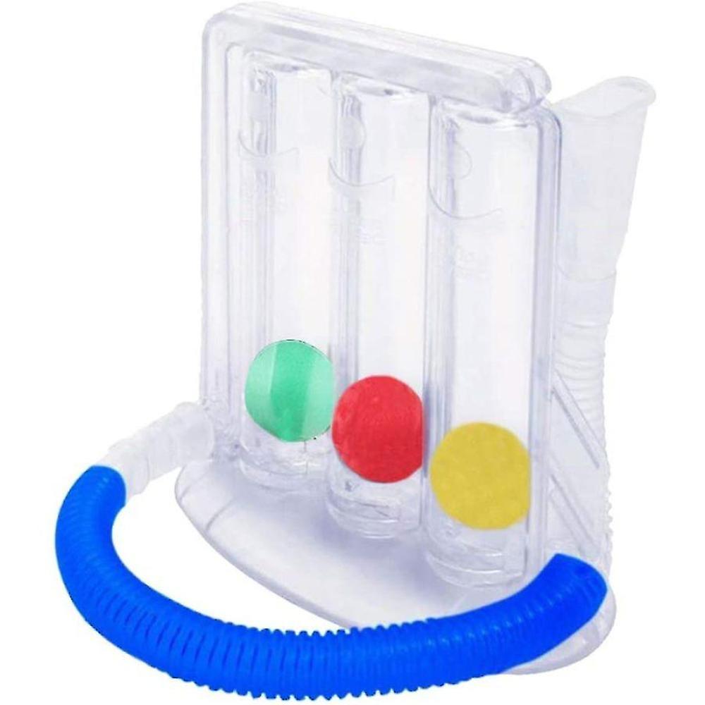 Breathing Trainer For Breathing Exercises - Lung Trainer 3 Chamber Breathing Exercise Device | Therapy For Respiratory Problems Of The Lungs And Bronc