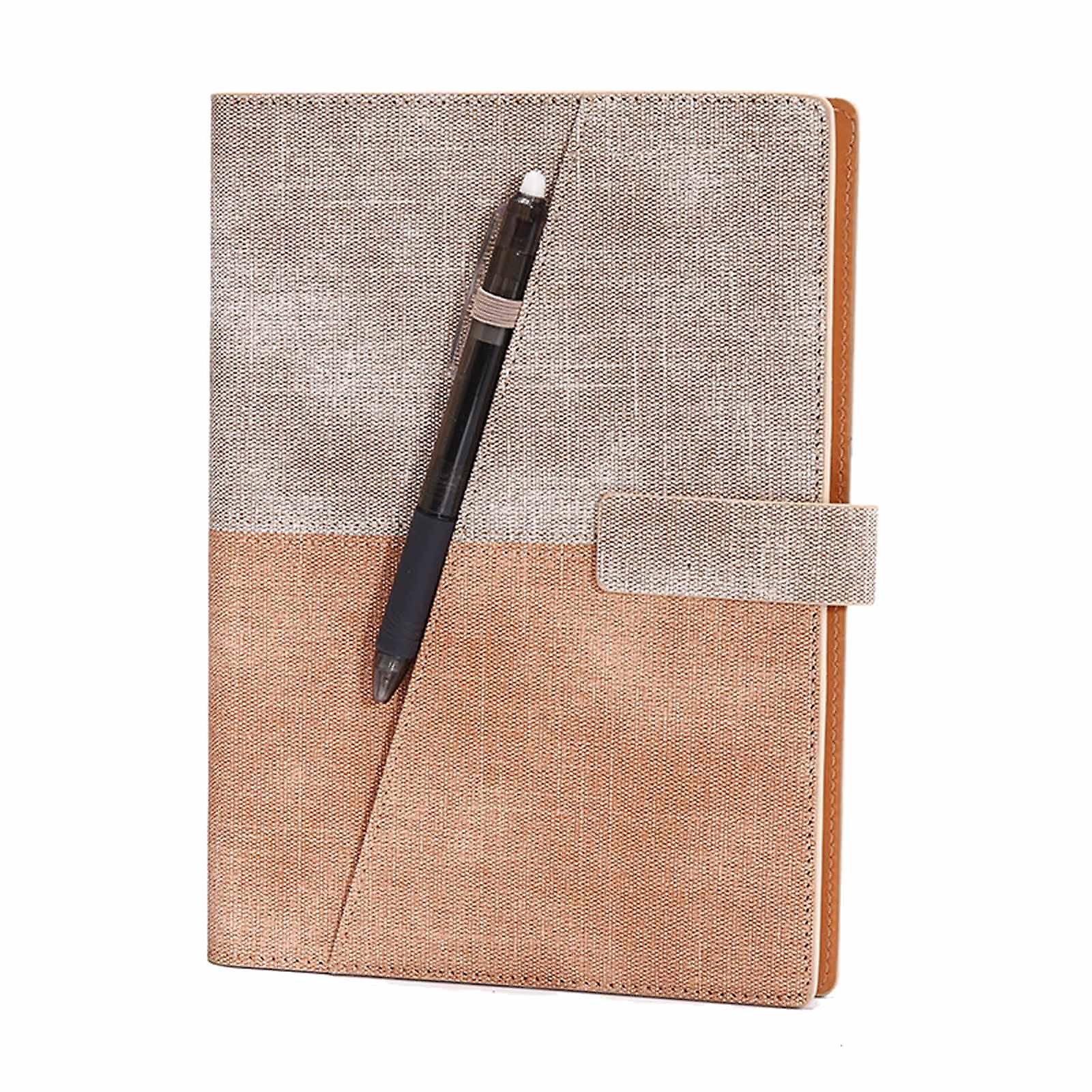Binder Diary Loose-leaf Notebook Rewritable Hidden Cards Pockets 6-ring Binder