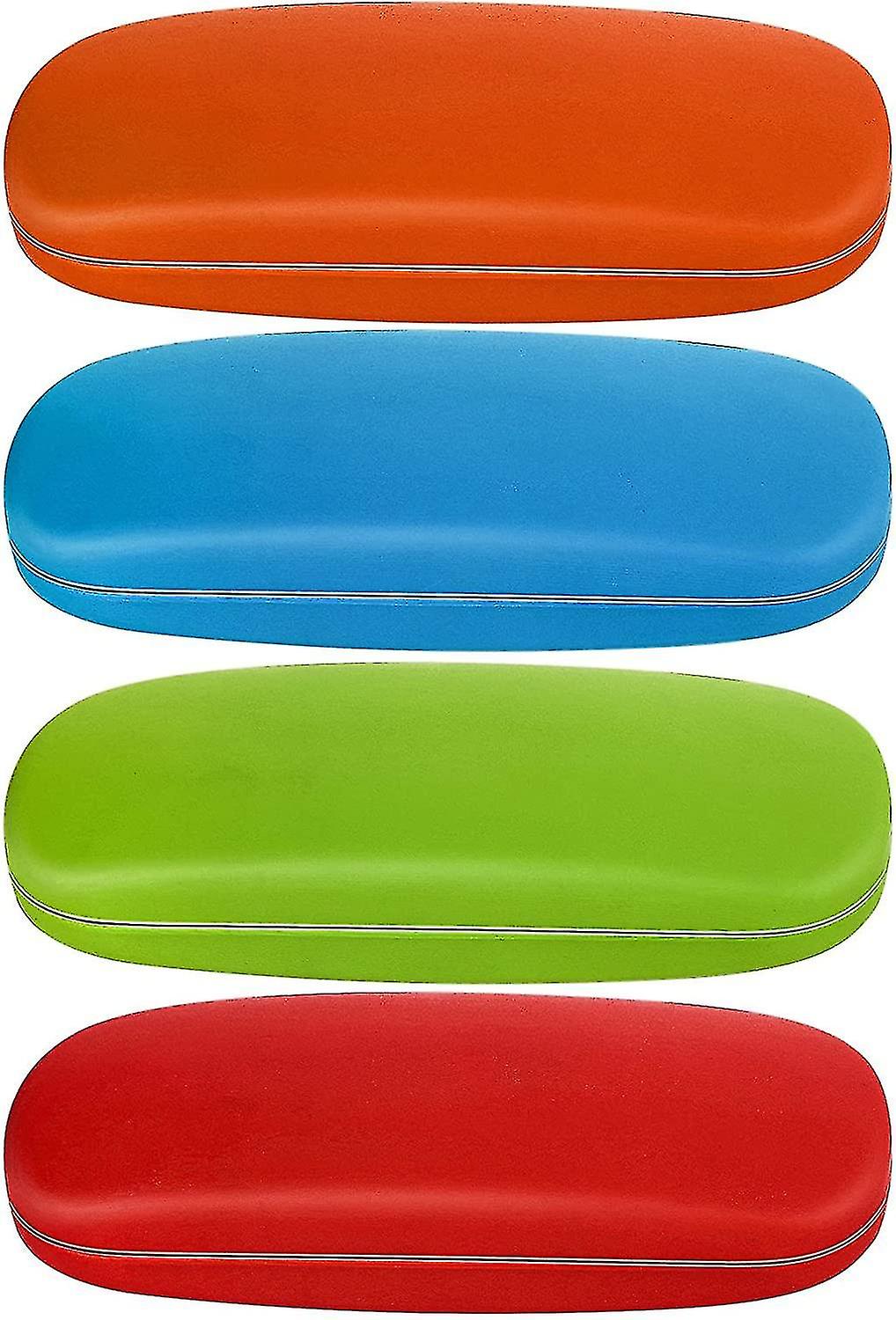 4 Pack Hard Glasses Case, Portable Eyeglass Case Protective Holder Glasses