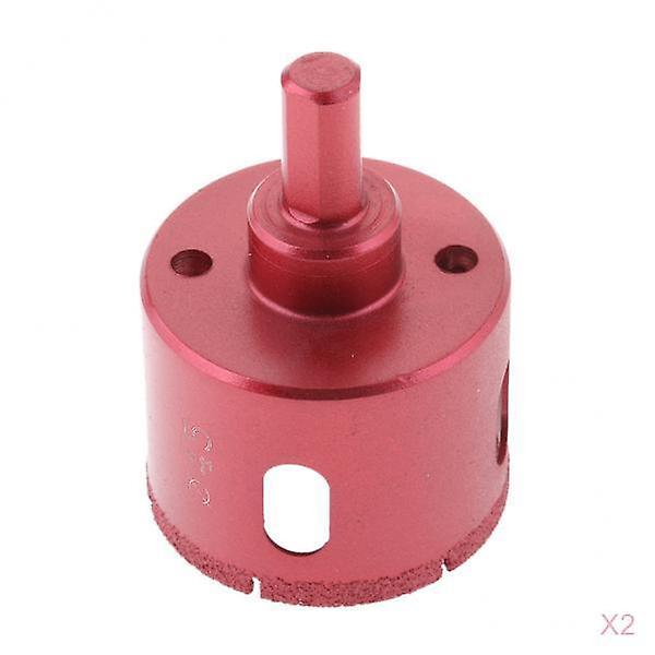 2 piece Diamond tool drill bit  set glass ceramic marble tile 45mm