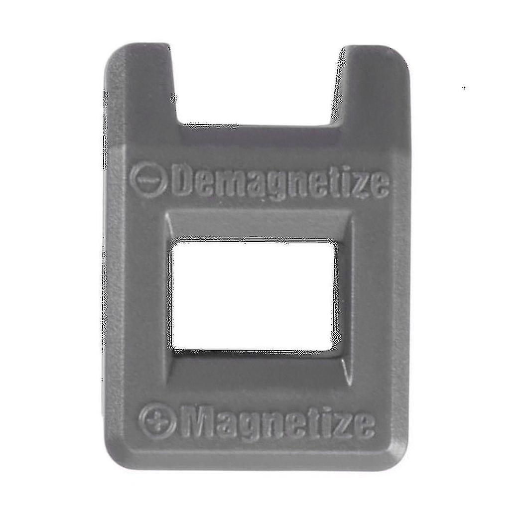 Screwdriver Magnetizer Degaussing Demagnetizer Magnetic Practical Pick Up Tool Color:gray