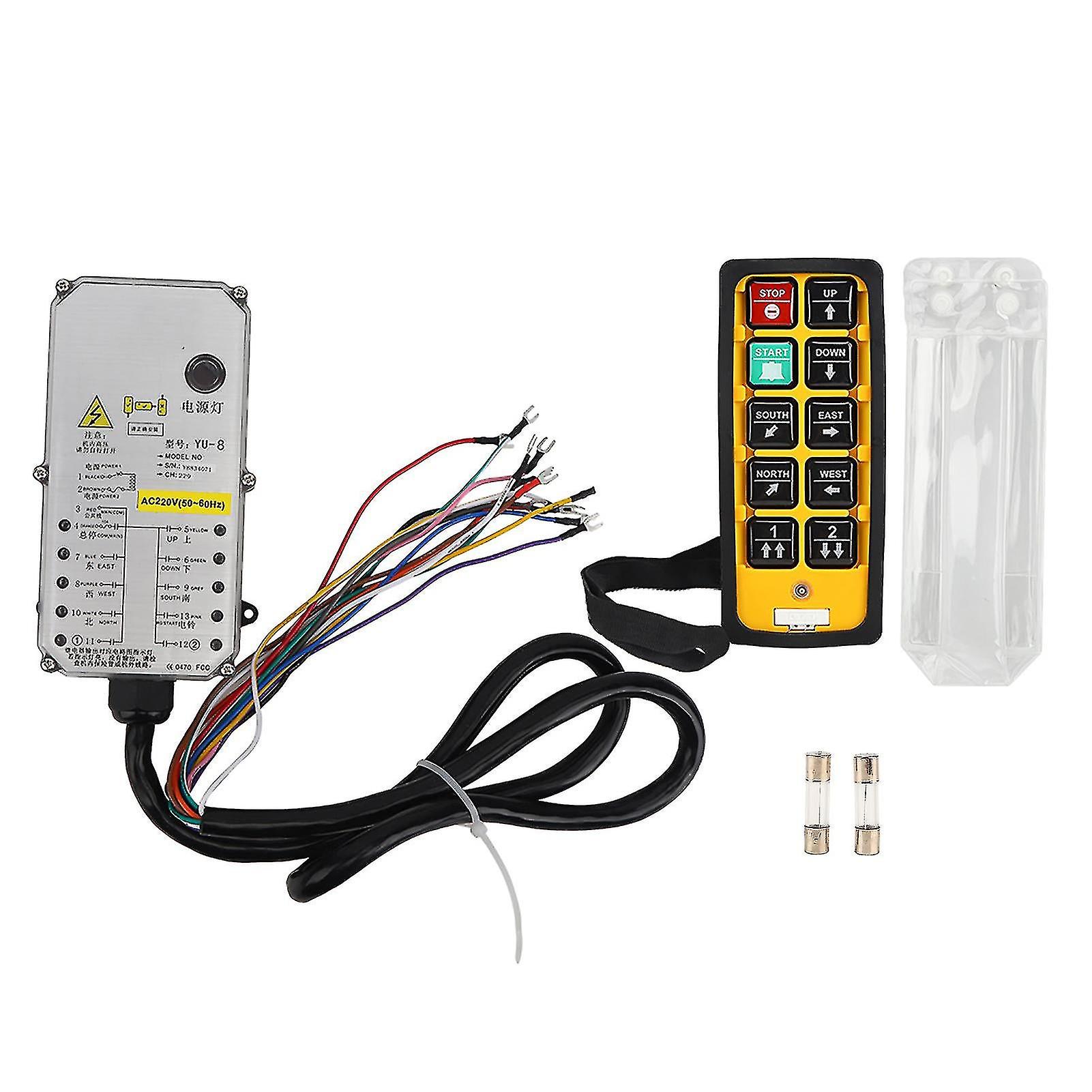 Télécommande industrielle 3 Proof étanche à l’acide résistant à l’huile anti-chute poignée unique (dc24v)