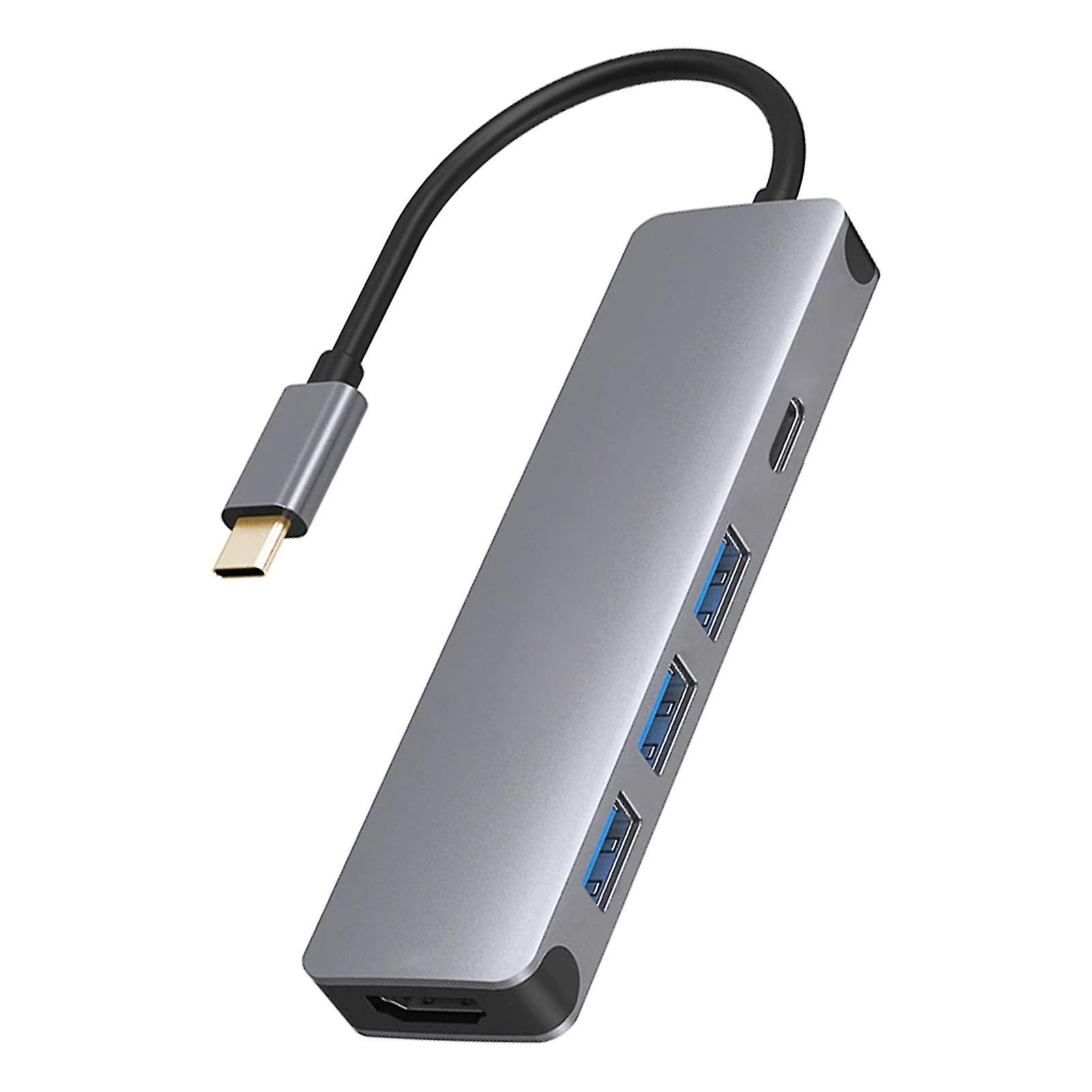 Docking Station Support 4k@30hz 100w Power Supply Multiport Adapter High-speed Transmission Stable Output 5-in-1 Type-c To Hdmi-compatible Usb