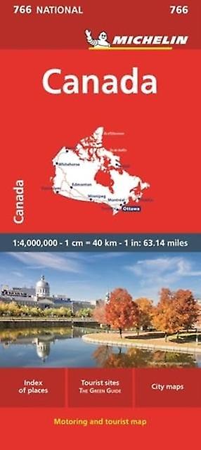 Kanada Michelin Landkarte 766 von Michelin Taschenbuch