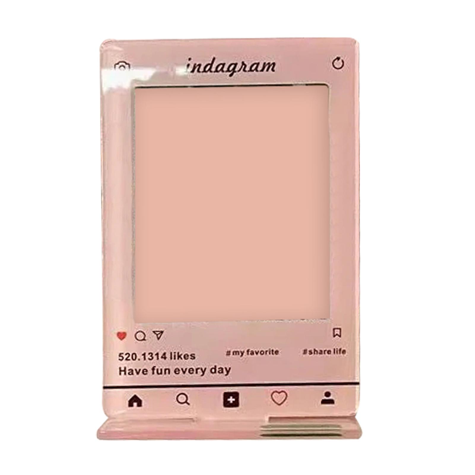 Cartoon Photo Display Stand for 3 Inches Photo Stylish Desktop Crafts Ornament for Bedroom Offices