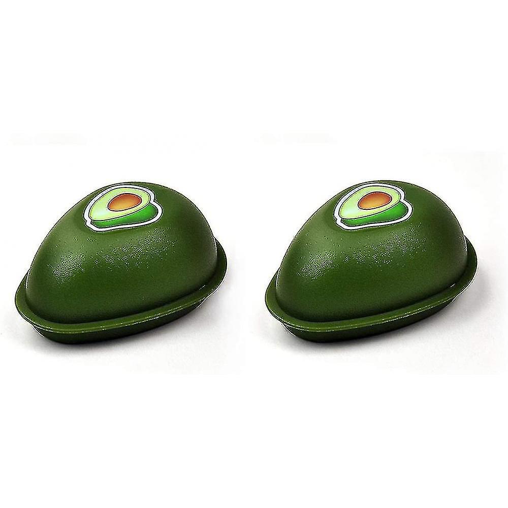 Vorratsbehälter für Lebensmittel 2er-Pack Avocado Kühlschrank Keeper