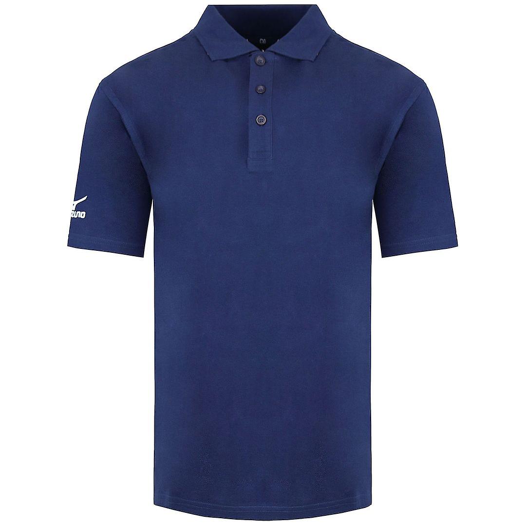 美津浓 Pro 短袖有领儿童海军蓝色高尔夫 Polo 衫 JB55GP00014