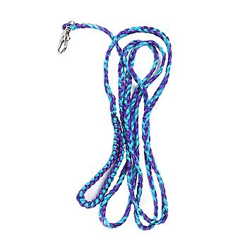 Small Pet Squirrel Hamster Guinea Outdoor Leash Walking Training Lead Harness(blue&purple)