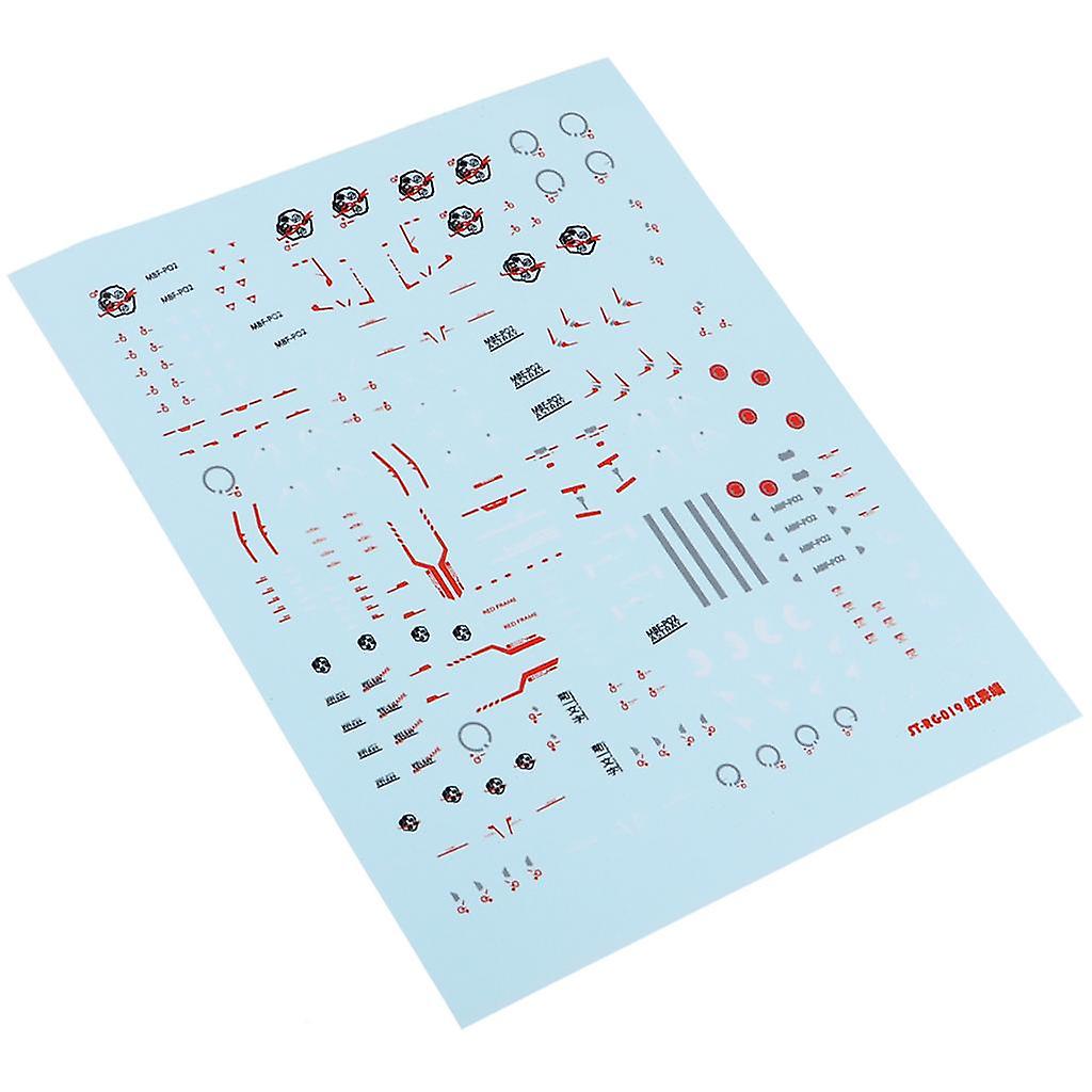 Paste Sticker Waterslide Decal sticker for RG019 Model