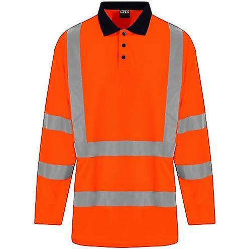 PRORTX Mens Long-Sleeved Polo Shirt