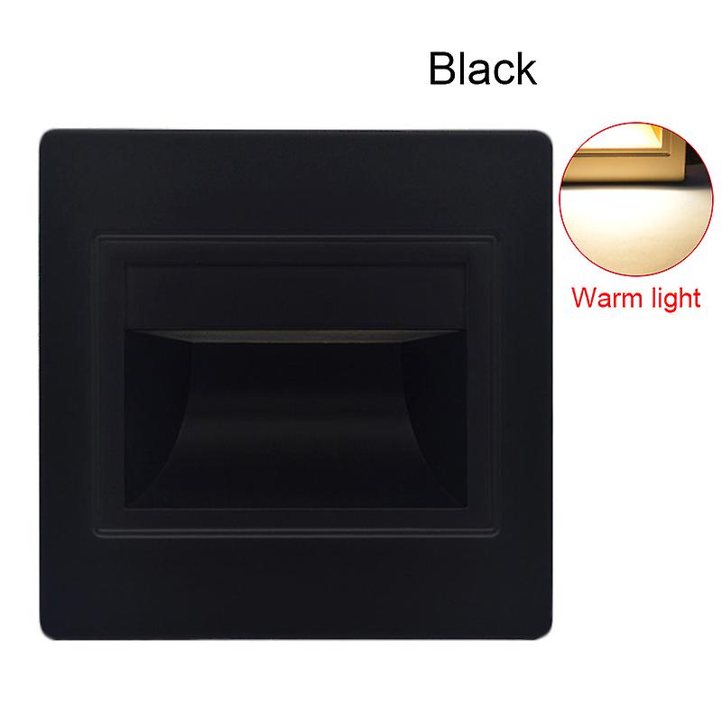 LED Recessed Wall Luminaire Step Light 1.5W Recessed Lamp for Staircase Corridor