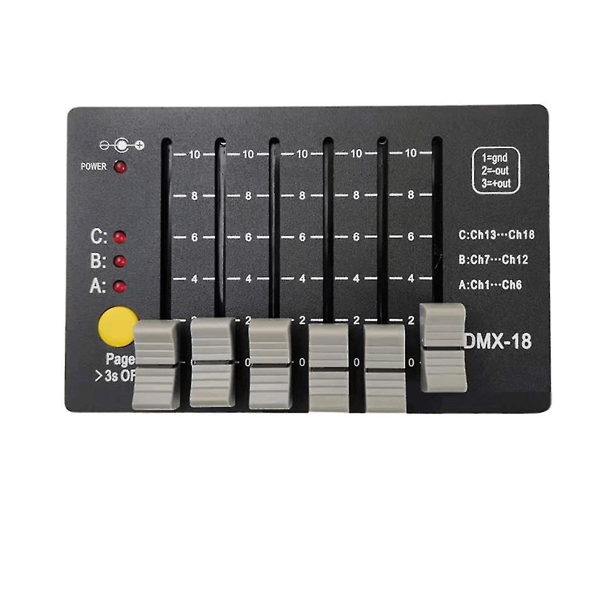 Mini Dmx Controller Equipment Dmx512 Console avec batterie Dj Show Pub Club Ktv Bar Party Lights Eu Plug