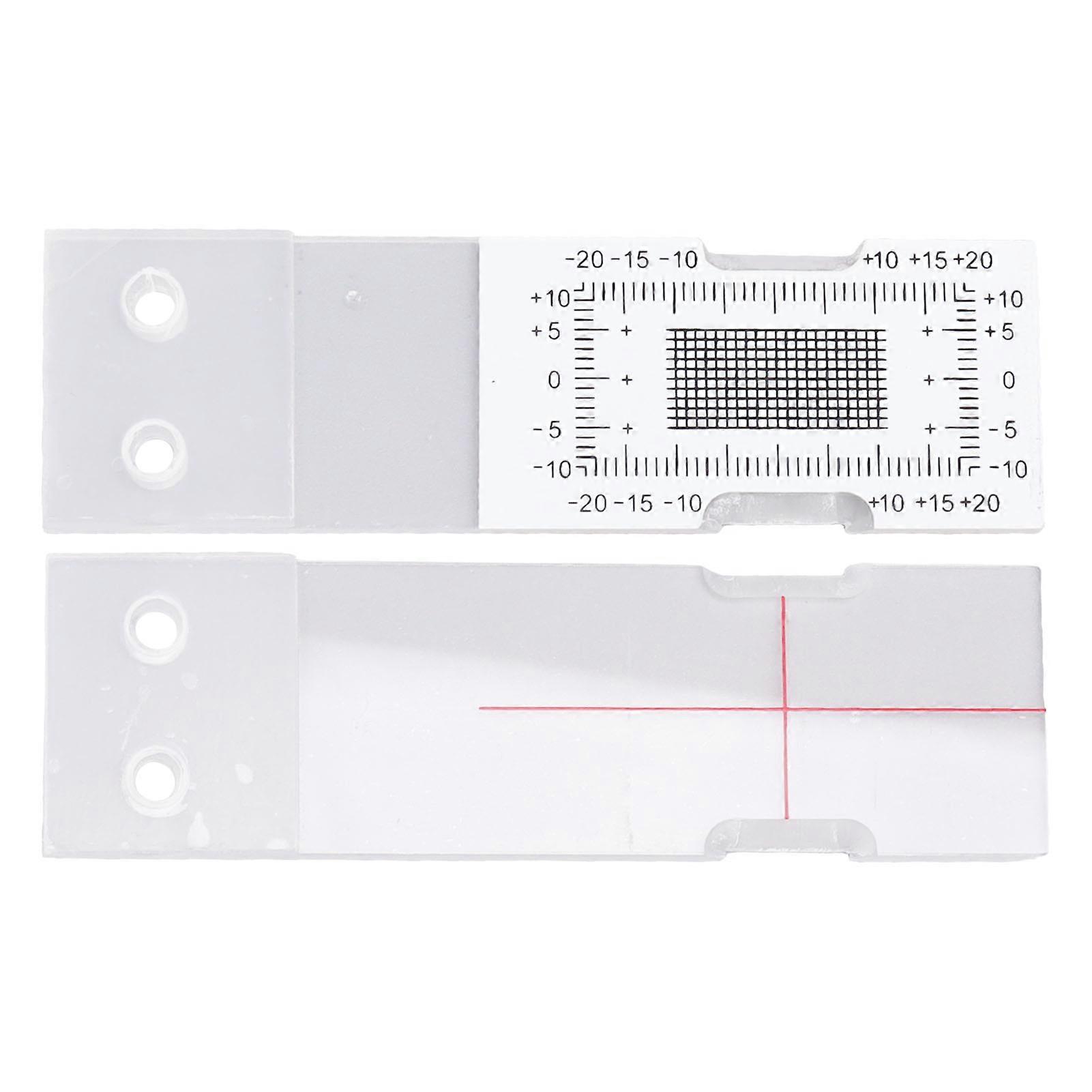 Gap Measuring Instrument Acrylic Building Wall Standard Crack Monitor Corner Crack Comparison Caliper