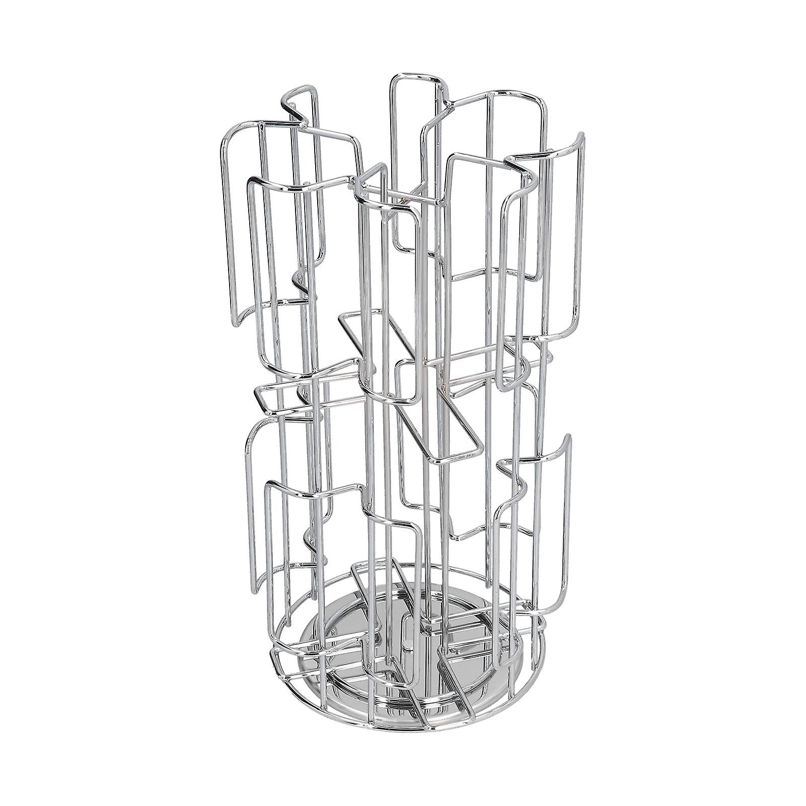 Space-Saving 360° Rotatable Holder for 64 Tassimo Coffee Pods