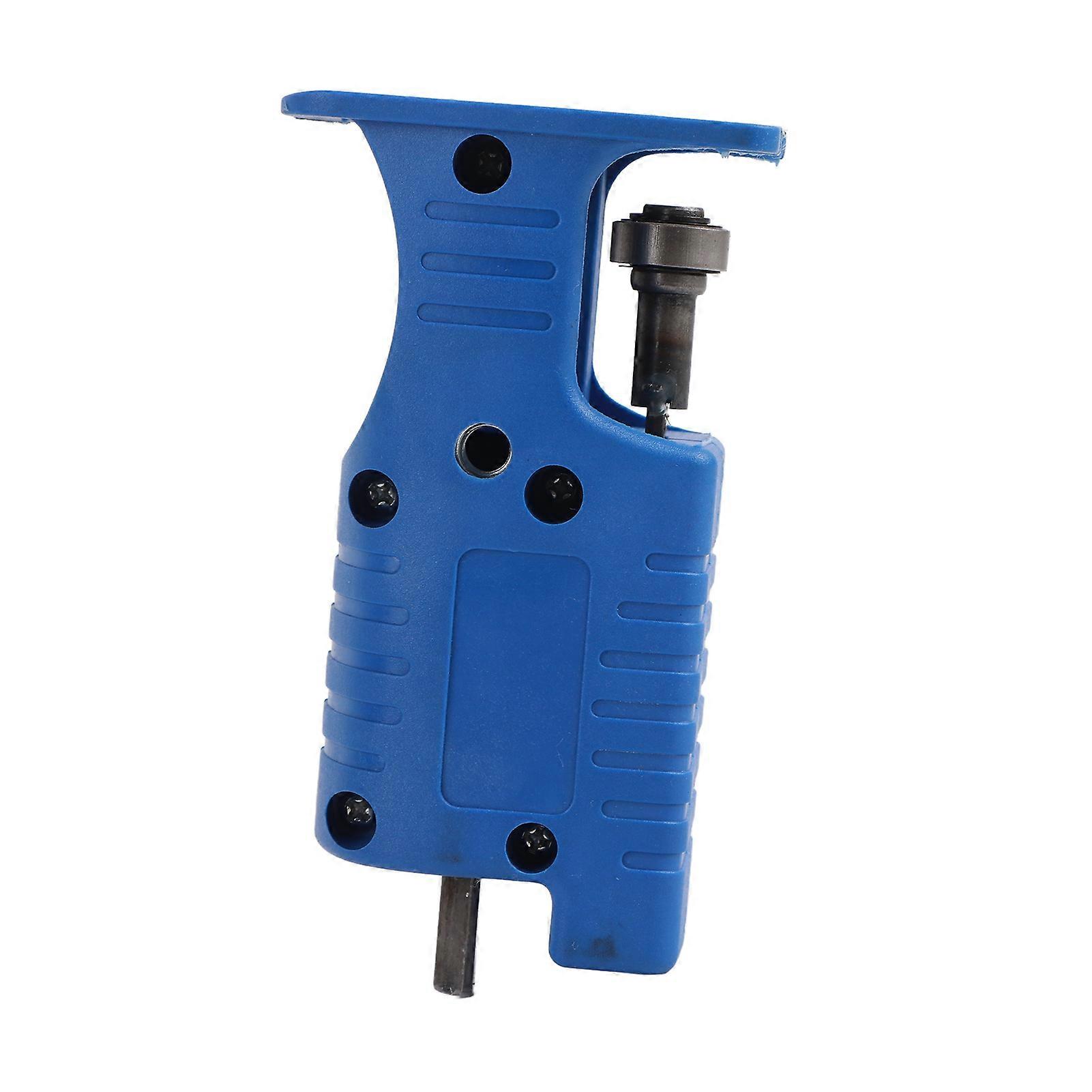 Blue Electric Drill to Saw Adapter Set Handheld High Hardness Safe Drill to Saw Adapter Kit 1 Adapter with 3 Saw Blade