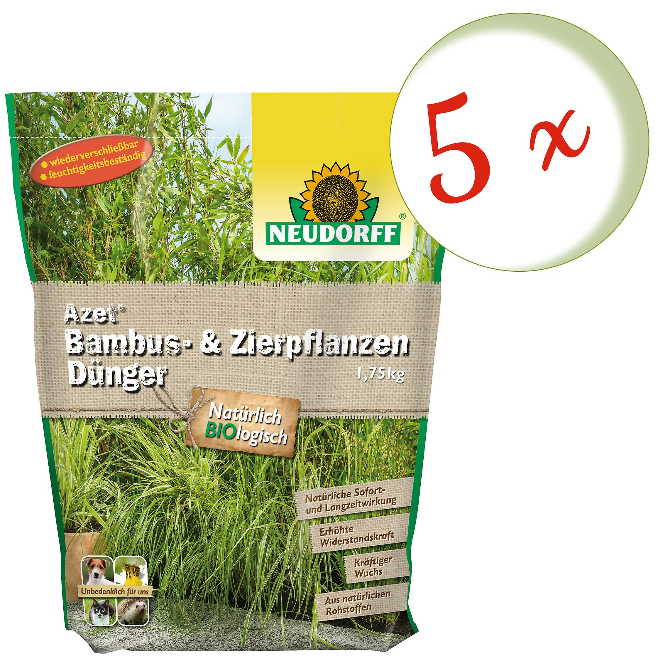 5 db NEUDORFF Azet® bambusz & díszfű műtrágya, 1,75 kg
