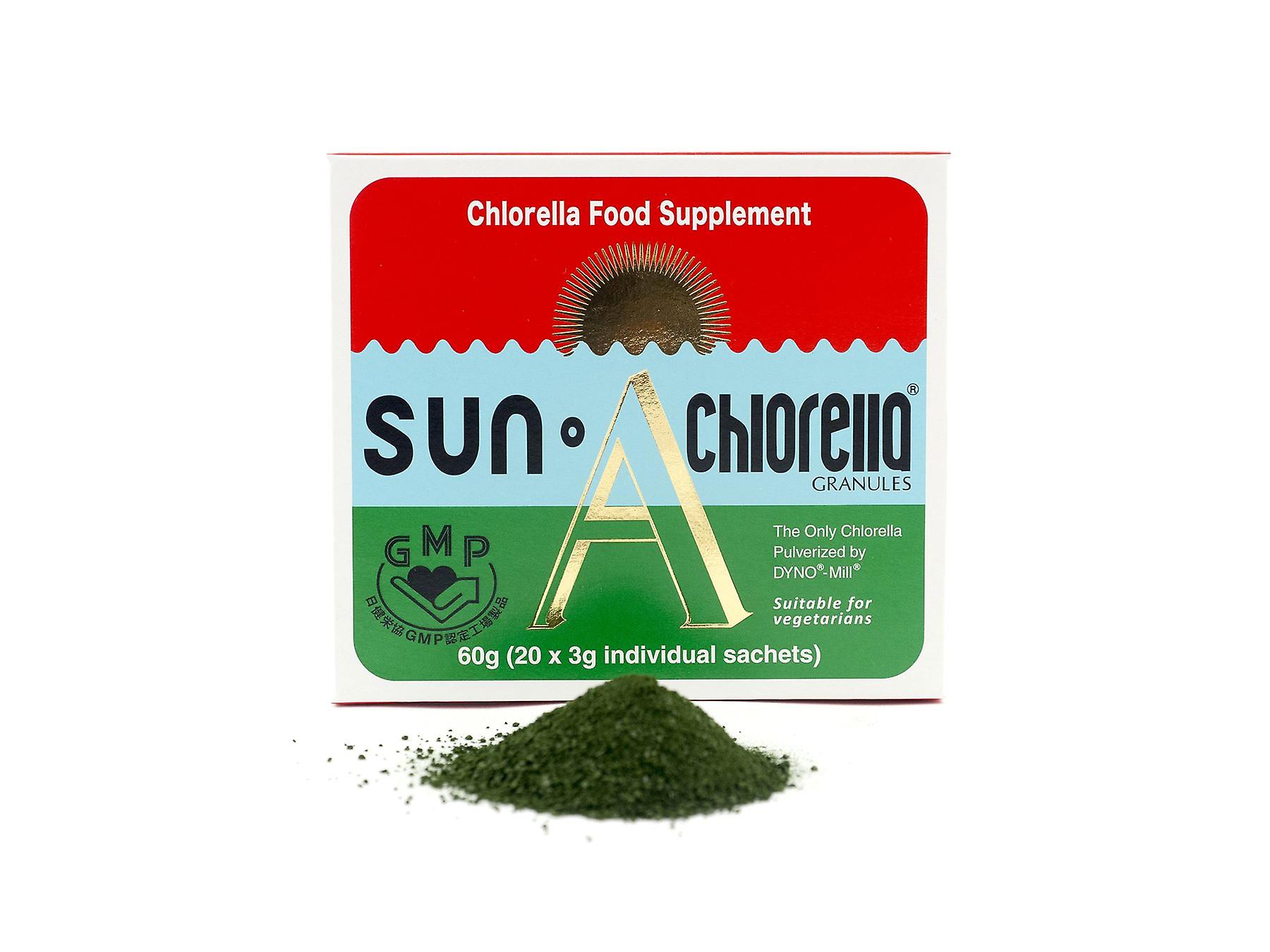 Sun Chlorella A Granules - 20 x 3g Sachets