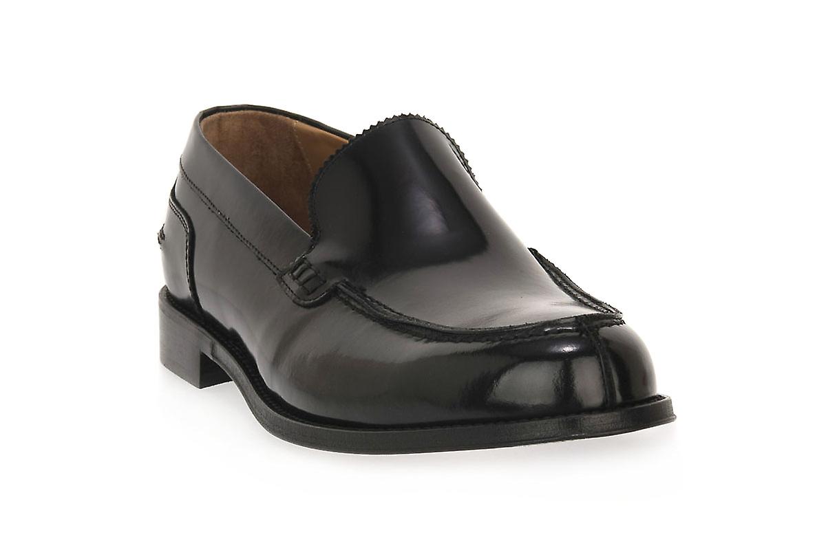 Exton Schleifmittel schwarzer Mokassin