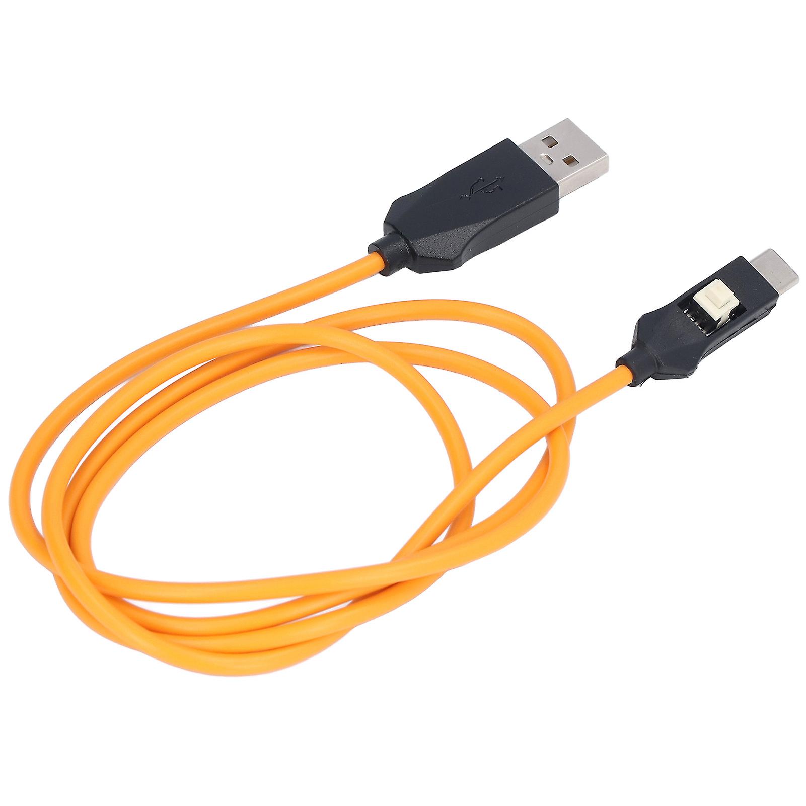 Deep Short Circuit Engineering Cable USB Port Mobile Phone Repair Cable with Switch 1 Meter