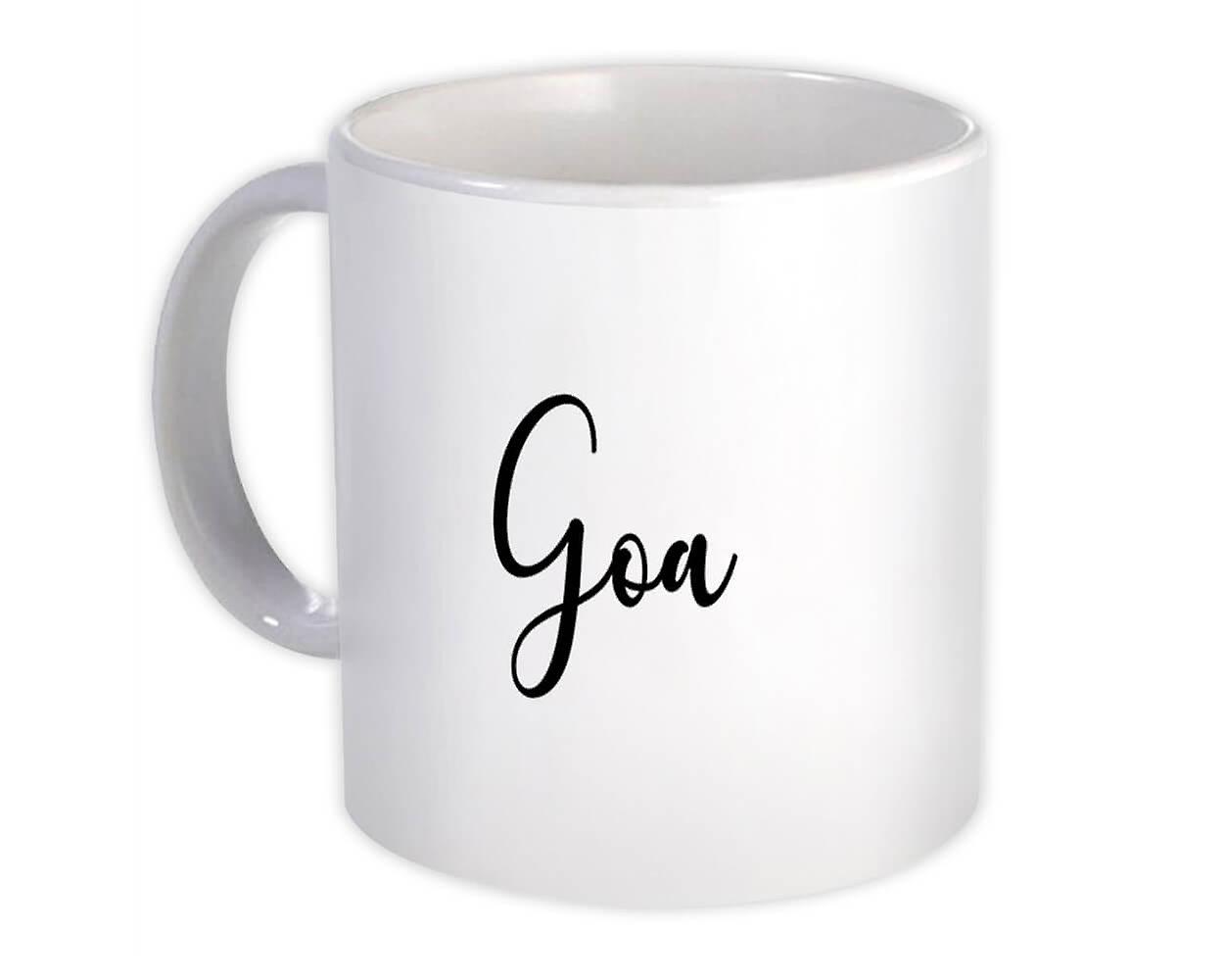 Gift Mug: Goa Cursive