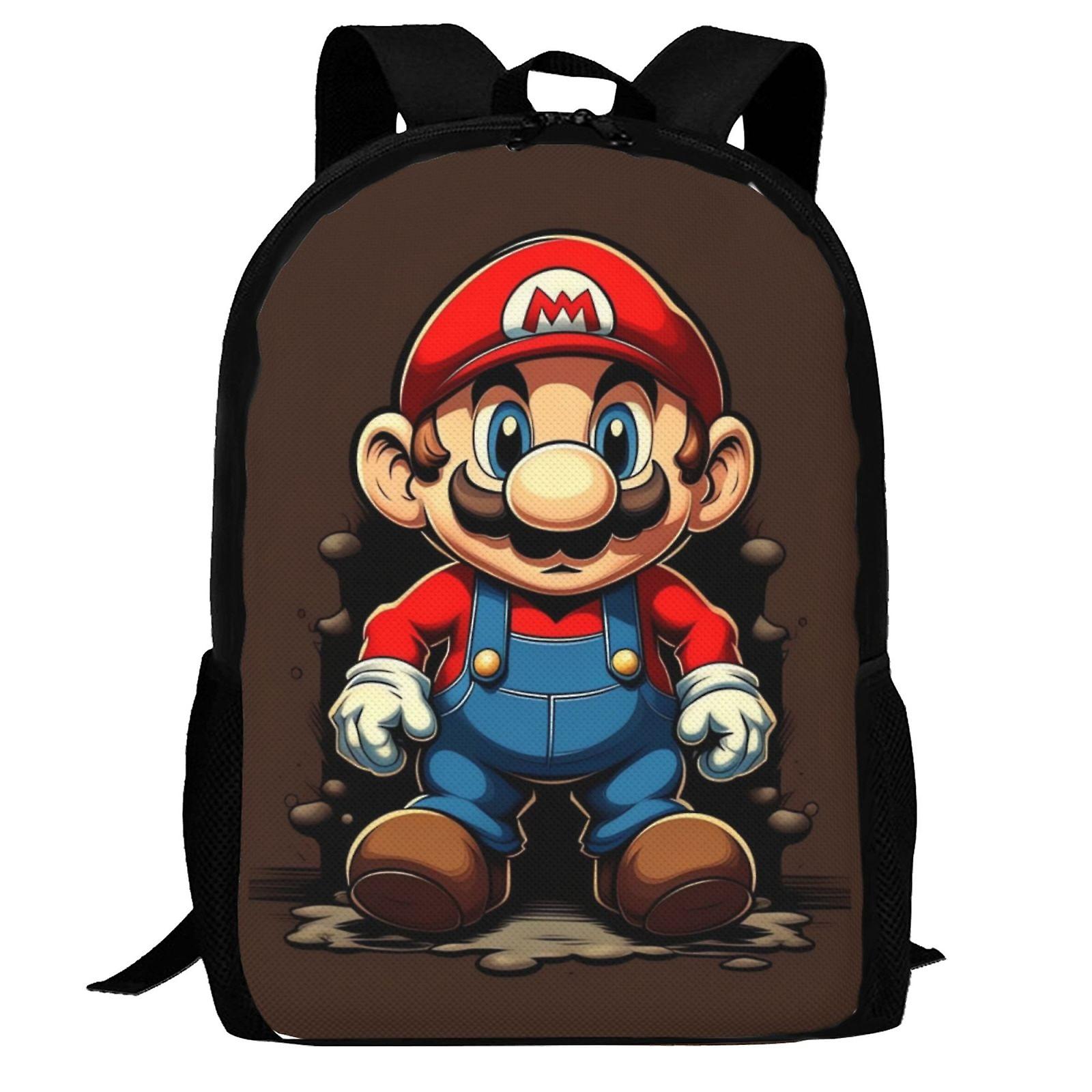 Super Mario Backpack,Laptop Backpack Lightweight Casual DaypackMulti-Function Travel Backpack