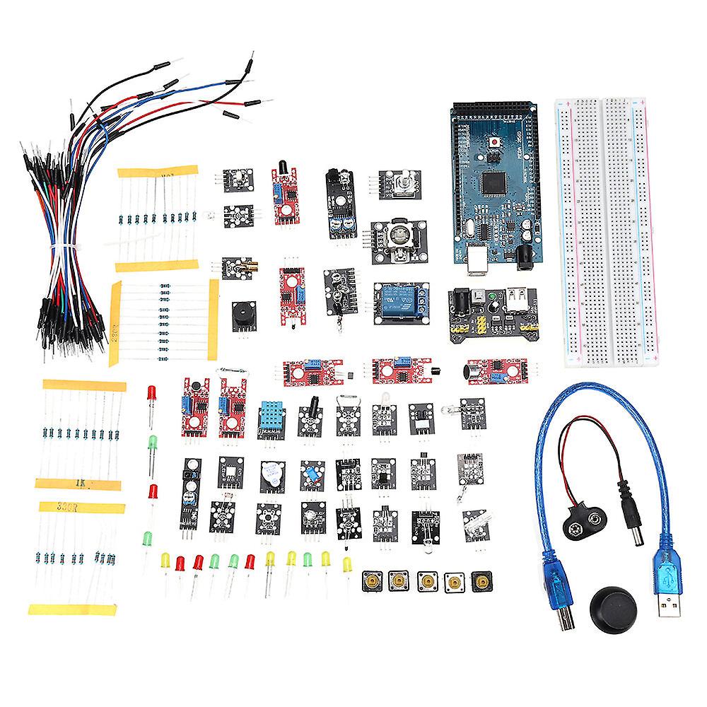 Diy Mega 2560 R3 Hc-sr04 Placă de dezvoltare 37 în 1 Kit senzor Geekcreit pentru Arduino